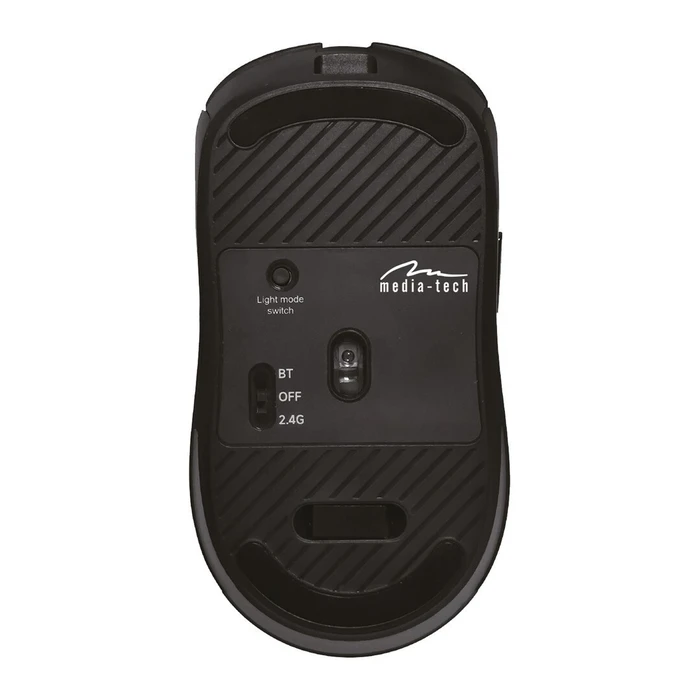 Media-Tech MT1124 Ασύρματο & Ενσύρματο Εργονομικό Bluetooth Vertical Ποντίκι Μαύρο