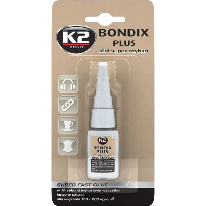 K2 Υγρή Κόλλα Στιγμής Bondix Plus 10gr B101