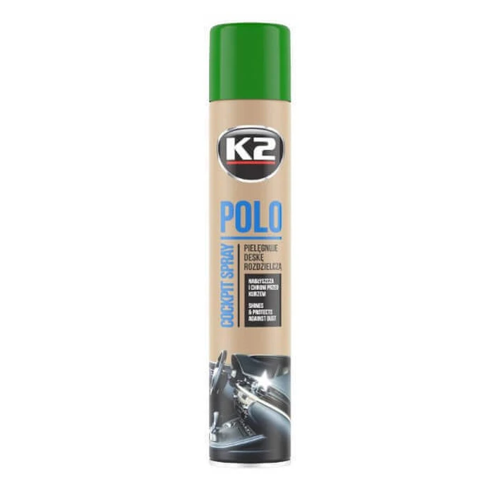 K2 Polo Cockpit Καθαριστικό και Γυαλιστικό Σπρέι για Ταμπλό Αυτοκινήτου με Άρωμα Πεύκο 750ml K407SO0