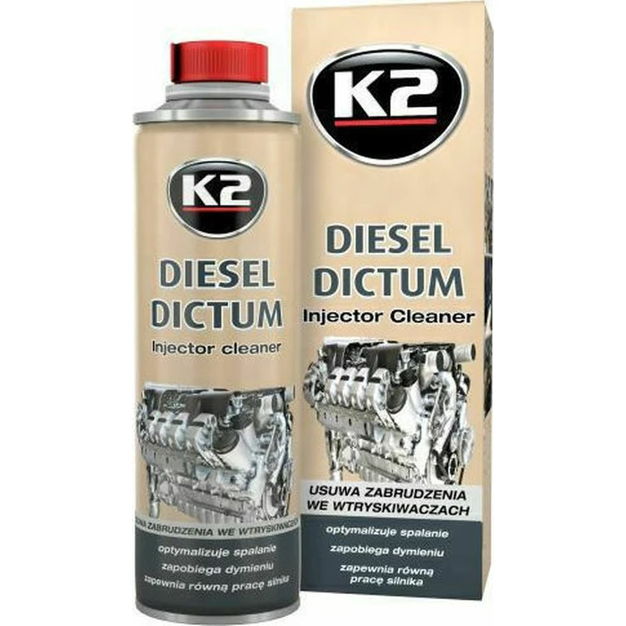 K2 Diesel Dictum Πρόσθετο Καθαριστικό Συστήματος Καυσίμου Αυτοκινήτου 0,5 ml W325
