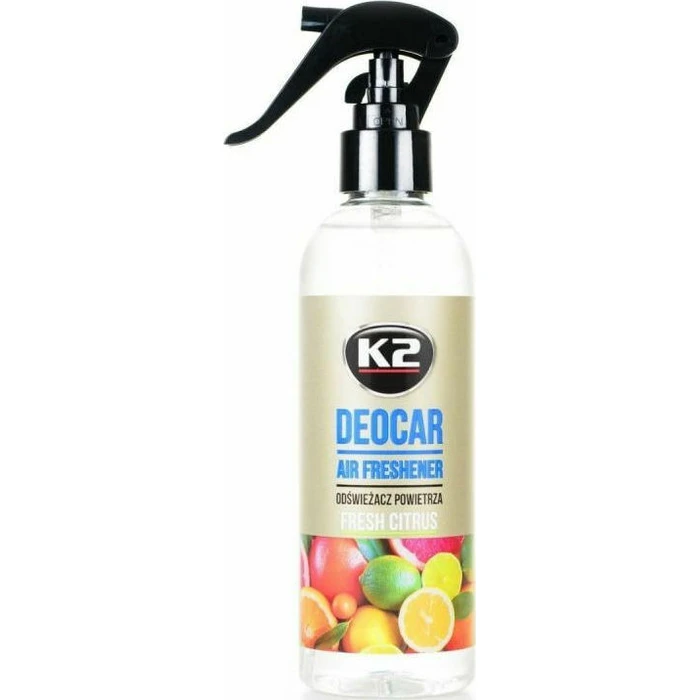 K2 Αρωματικό Σπρέι Αυτοκινήτου Deocar Fresh Citrus 250ml M117FC