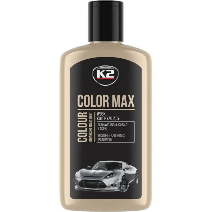 K2 Color Max Αλοιφή Κερώματος Αυτοκινήτου για Μαύρες Αποχρώσεις 250ml