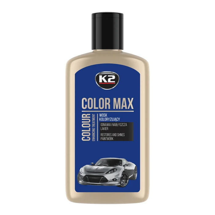 K2 Color Max Car Wax Paste for Blue Shades 250ml (K020BLUE)