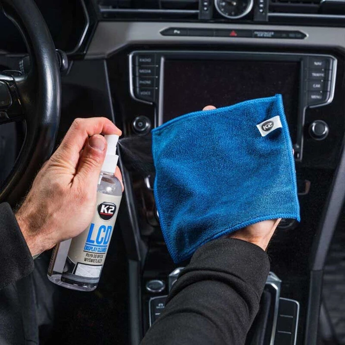 K2 Microfiber Cleaning Cloths for Car Blue 15x15 cm 5 pcs
