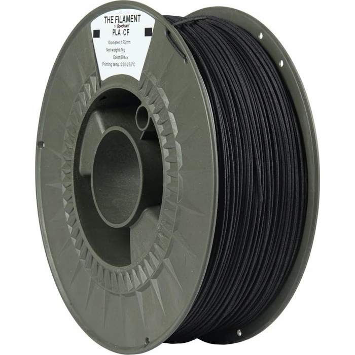 The Filament PLA CF Μαύρο 1.75mm 1kg (Spectrum)