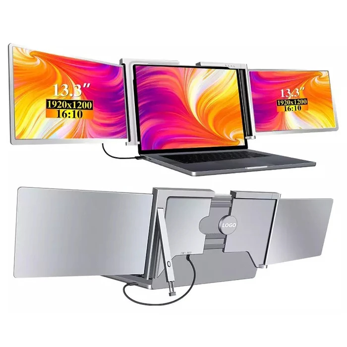Extralink Smart Life S350 2-screen 13.3" Full HD IPS 60Hz Portable Monitor (for laptops 13.3"–17.3")