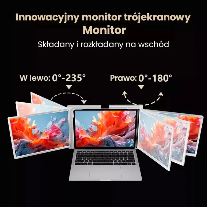 Extralink Smart Life S350 2-screen 13.3" Full HD IPS 60Hz Portable Monitor (for laptops 13.3"–17.3")
