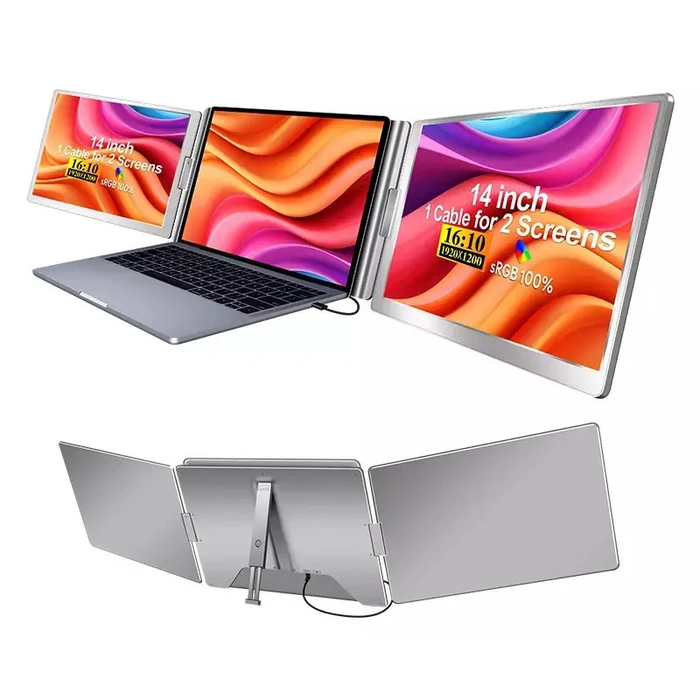 Extralink Smart Life S688 14" Full HD IPS Dual-screen Portable Monitor (for 12"–17.3" laptops)