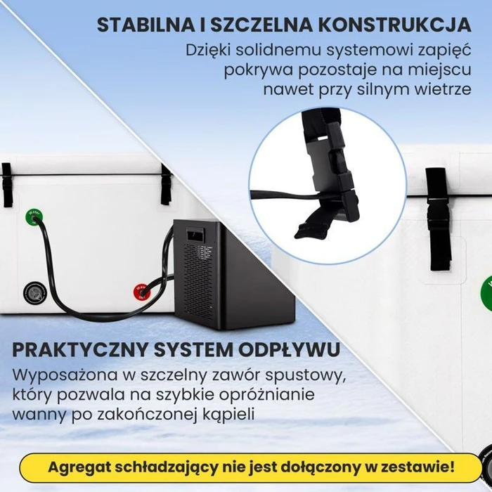 Extralink Ice Bath IB-03 – Μπάνιο κρυοθεραπείας (150x80x65 cm, 500 L)