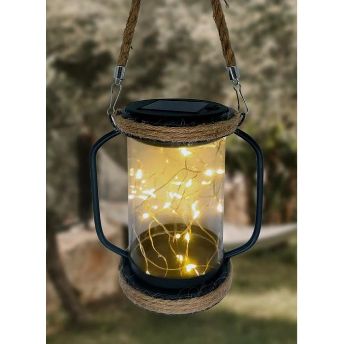 Volteno Hanging Solar LED Lantern Warm White 3000K VO2845
