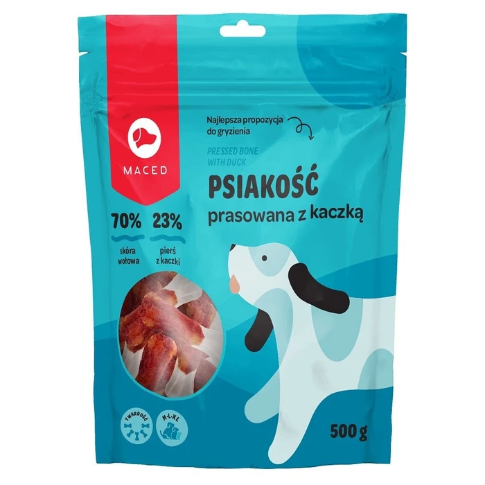 Maced Pressed Bone Κόκκαλο για Σκύλους από Πάπια Medium 500gr