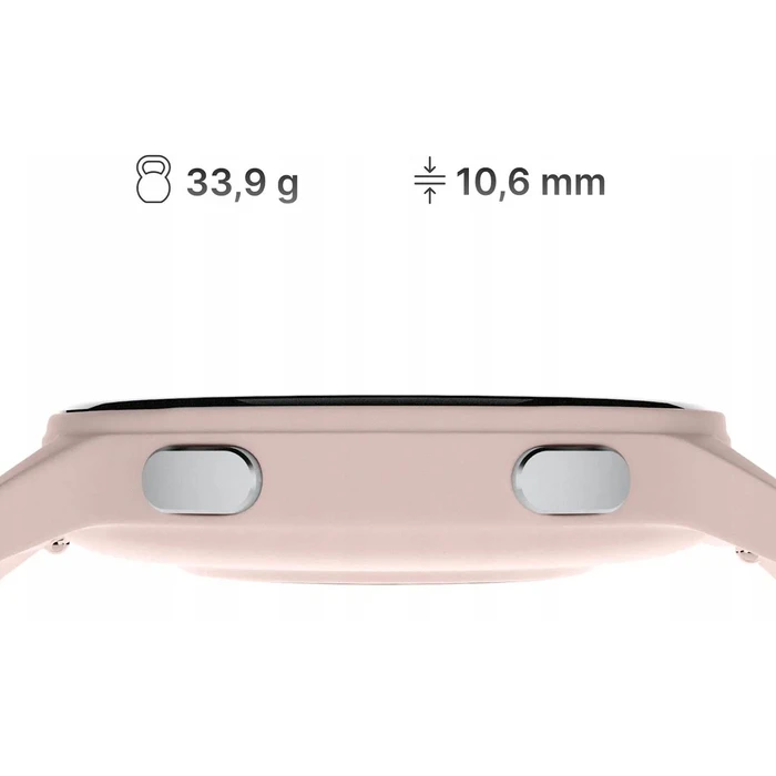 Forever iGo Watch 4! JW-600 46mm με Παλμογράφο (Ροζ)