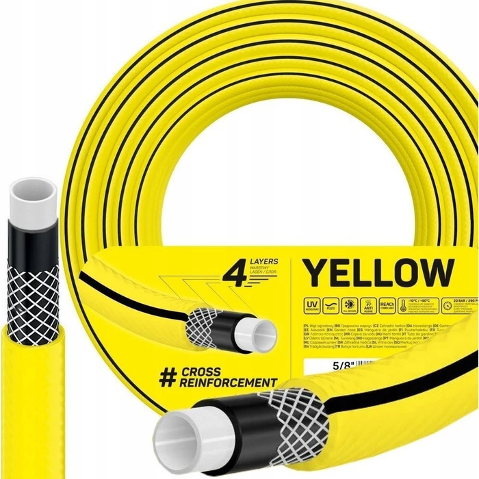 Cellfast λάστιχο κήπου κίτρινο 5/8" 20 m (C10-510)