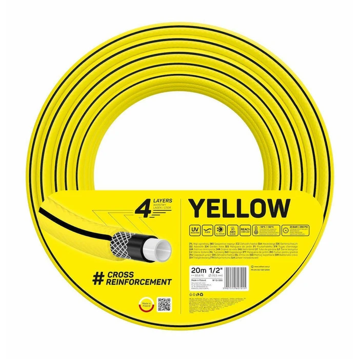 Cellfast Garden Hose Yellow 5/8" (16 mm) 30 m