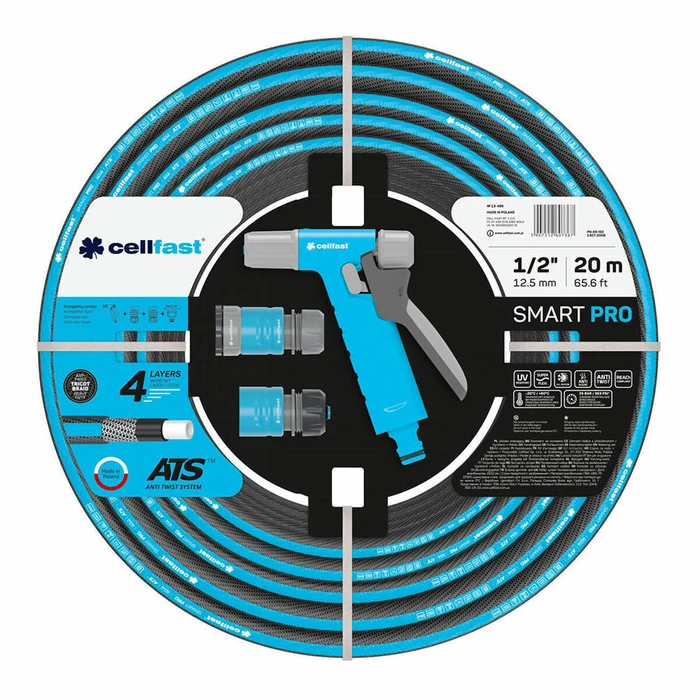 Cellfast Smart Pro Ats Λάστιχο Ποτίσματος Σετ 1/2" 20m (S7923514)