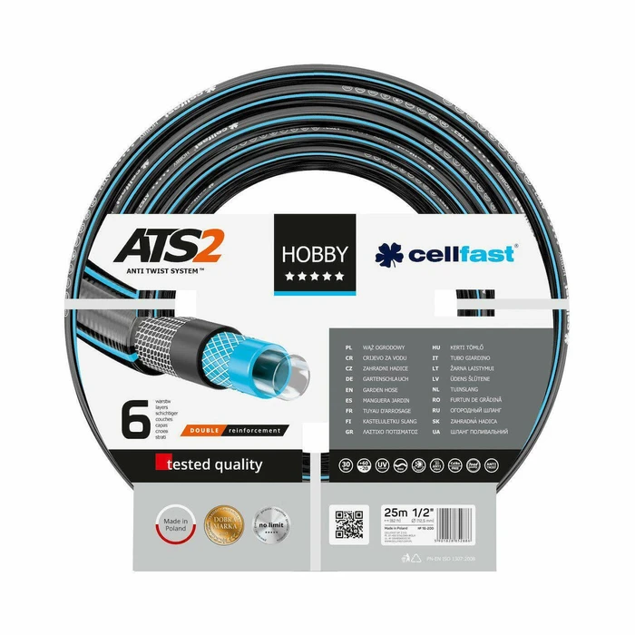 Cellfast Hobby ATS2 Λάστιχο Ποτίσματος 3/4" 20m (16-222)