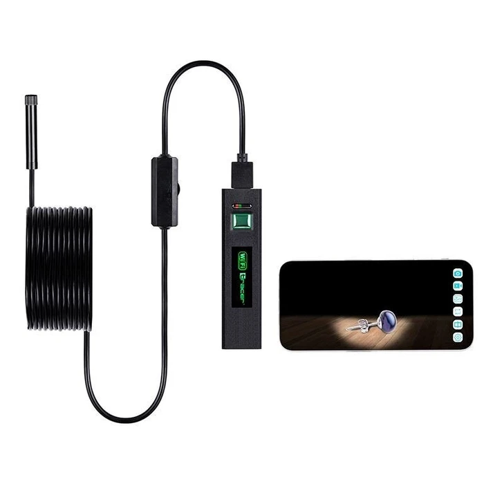 Tracer Endoscope Camera HardWire 8mm for Mobile, 1600x1200, 5m cable