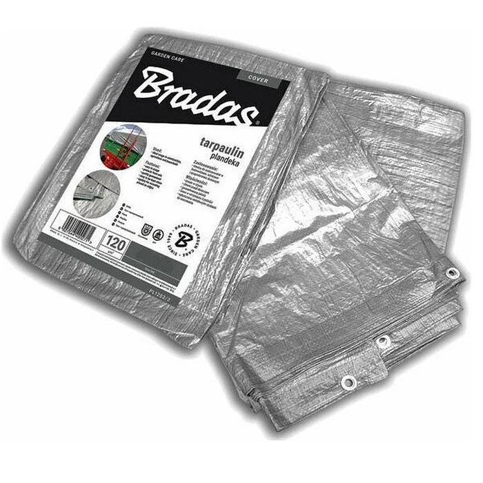 Bradas Waterproof Tarp 120 gr/m² 2x3 m Lightweight Silver PL1202-3