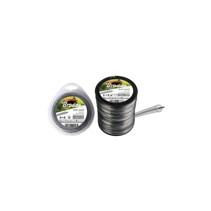 Bradas ZRO3015B Round Trimmer Line, 15 m x 3 mm