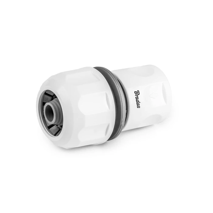 Ταχυσύνδεσμος BRADAS Universal 1/2"-5/8"-3/4" λευκό/γκρι (WL-2170)