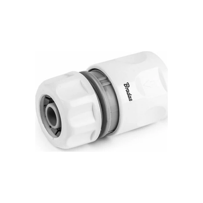 Ταχυσύνδεσμος BRADAS Universal 1/2"-5/8"-3/4" λευκό/γκρι (WL-2170)