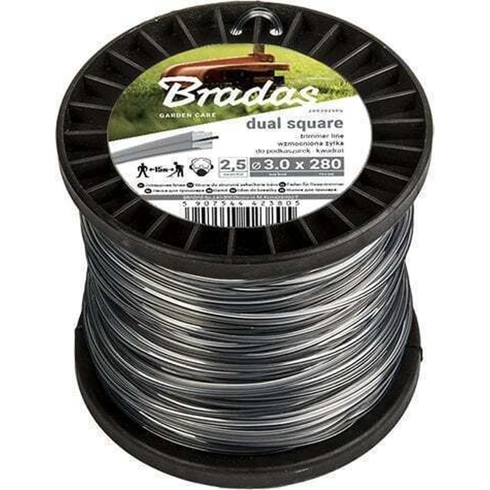 Bradas Μεσινέζα RIPPER DUAL Τετράγωνη 100m 2mm (ZRK20100S)