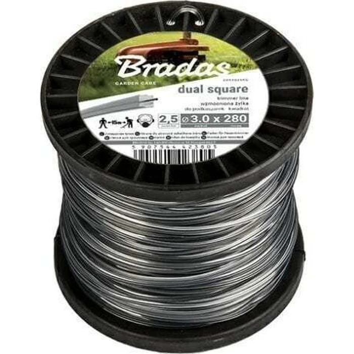 Bradas ZRK30100S Star-shaped Trimmer Line, 100 m x 3 mm