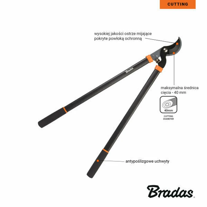 Bradas KT-V1211 60cm Lopper (Branch Cutter) for Branches up to 40mm