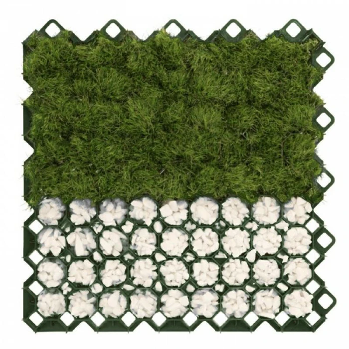 Bradas Πλέγμα / Υλικό για Δάπεδο Κήπου 60x60 εκ. (KRMG40GY)