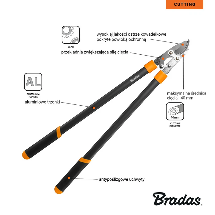 Bradas V-SERIES Ψαλίδι Κλαδέματος