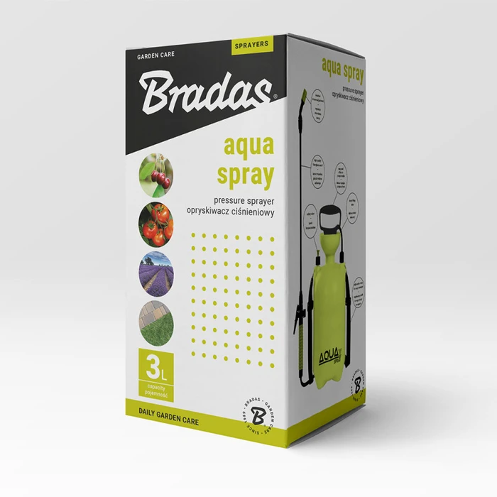 Pressure Sprayer Aqua Spray Lime 3L Bradas (AS0300LE)