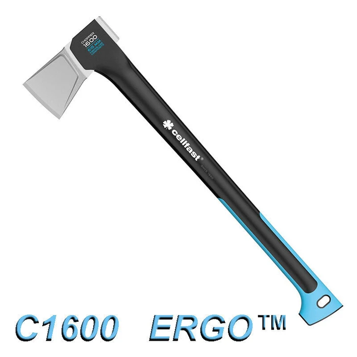 Cellfast C1600 Τσεκούρι Σχισίματος Μήκους 61.5cm και Βάρους 1600gr με Πλαστική Λαβή