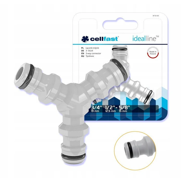 Cellfast 50-645 Σύνδεσμος Ποτίσματος 12,5 mm (1/2")