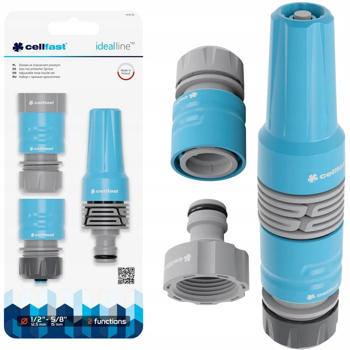 Cellfast Σετ Πιστόλι/Εκτοξευτήρας Νερού 1/2" (50-705)