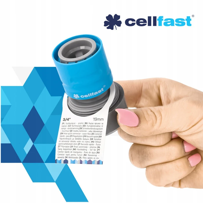 Cellfast Quick Connector 19 mm Grey (3/4")