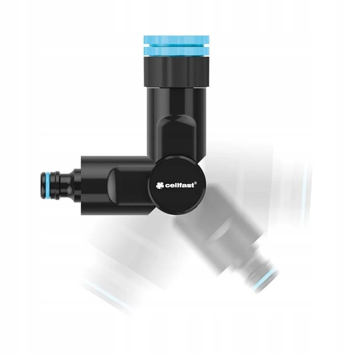 Cellfast 53-250 Γωνία Σωλήνων Ποτίσματος 25,4 mm Μαύρο