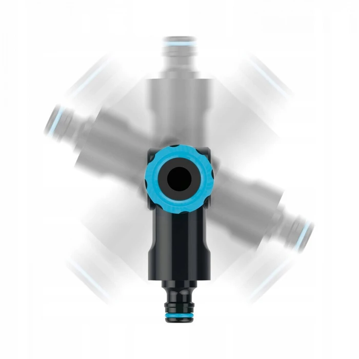 Cellfast 53-250 Γωνία Σωλήνων Ποτίσματος 25,4 mm Μαύρο