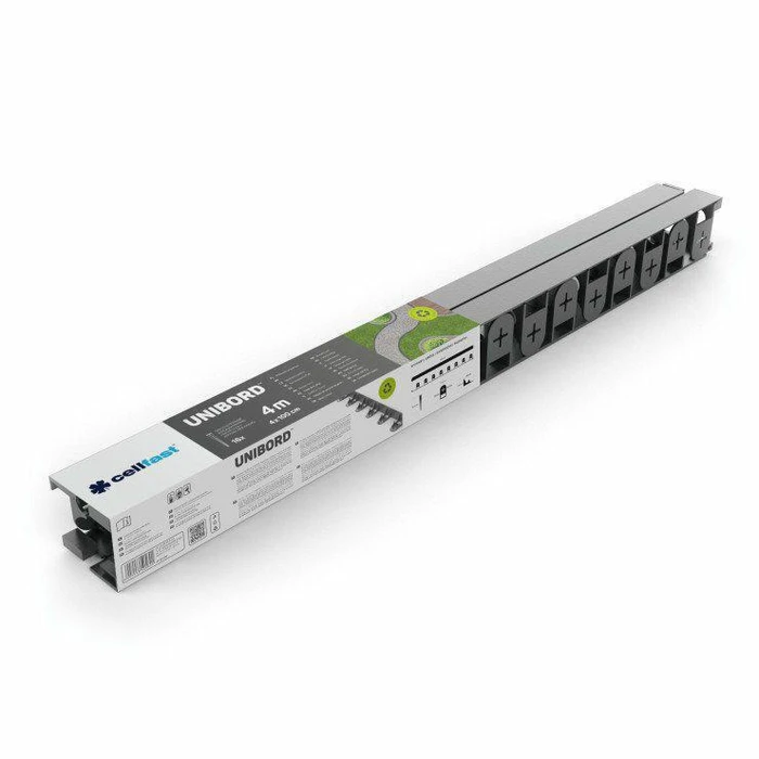 Cellfast UNIBORD Εργαλείο Κήπου - Διαχωριστικό Χλοοτάπητα 4×1m, Ύψος 45 mm