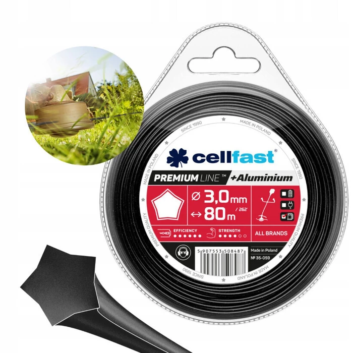 Cellfast Μεσινέζα Αλουμινίου Αστεροειδής 3.0mm x 80m - CELLFAST (35-059)