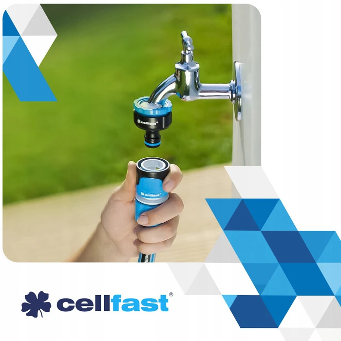 Cellfast 51-627 Quick Connector 3/4\" (19 mm) SAFETOUCH Grey"