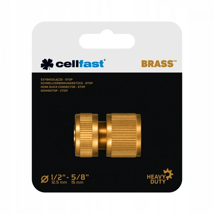 Cellfast 52-820 Quick Hose Connector 15 mm Brass (203.2 mm)