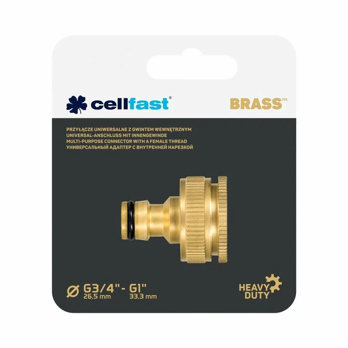 Cellfast 52-865 Σύνδεσμος Ποτίσματος 25,4 mm Μπρούτζινος
