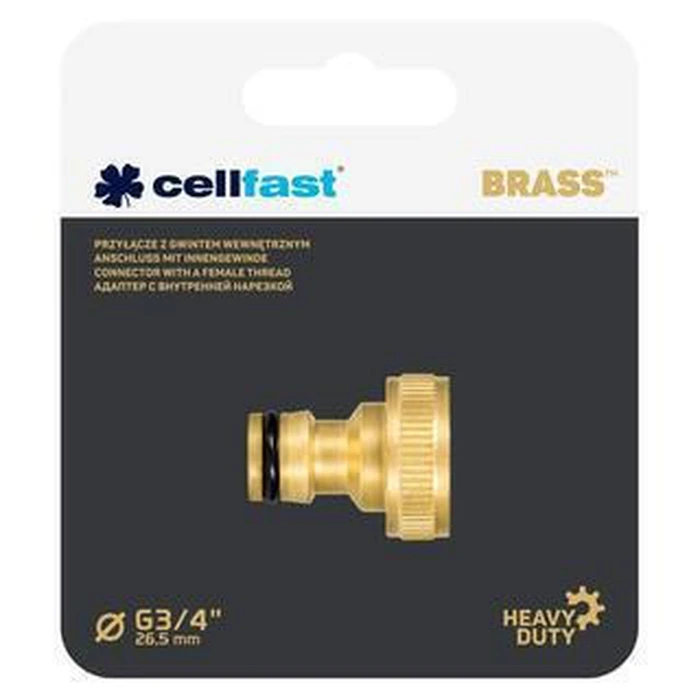 Cellfast 52-850 Ρακόρ βρύσης 19 mm μπρούτζινο
