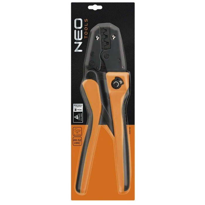 Neo Tools Crimping Pliers for Non-Insulated Terminals 22-12 AWG, 250 mm (Model 01-502 / TOP-01-502)