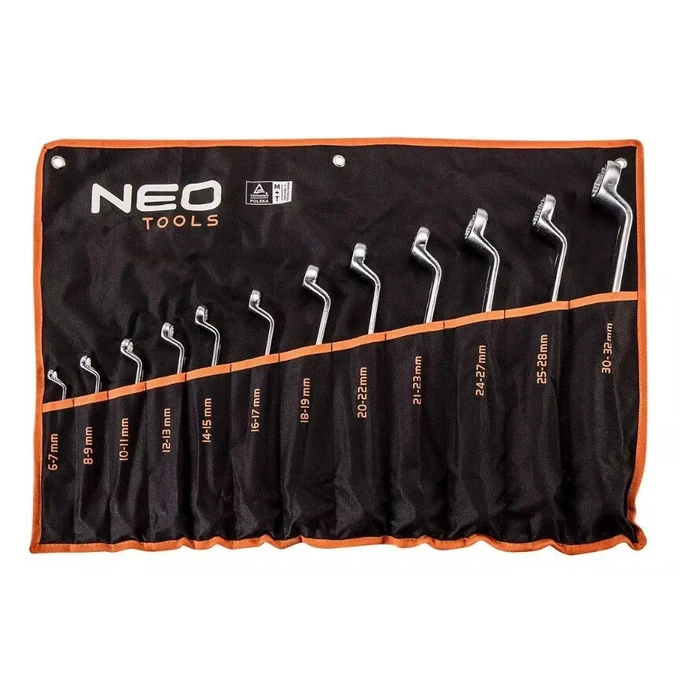 Neo Tools Offset Ring Spanner Set 12 pcs 6-32 mm (09-952)