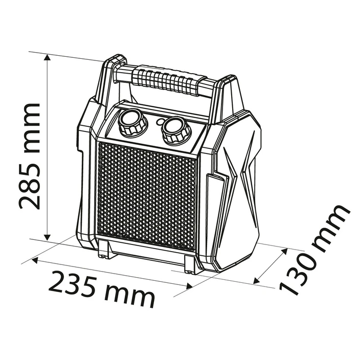Neo Tools 90-061 Electric Space Heater 3kW (Convector with Fan)