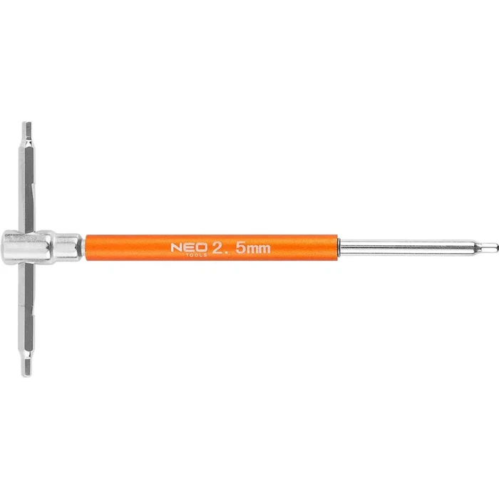 Neo Tools Hex Key Set with Pin 2-10 mm, 10 pcs in rack (Model 09-509)