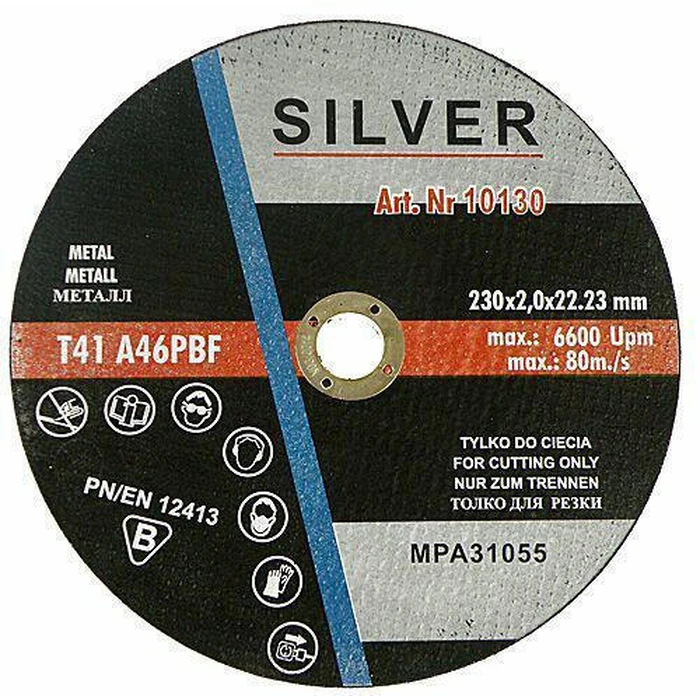 Silver Star Metal Cutting Disc 230 mm T41A 22.2 mm