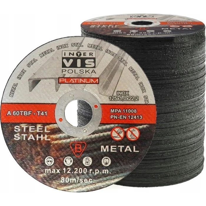 Silver Star Δίσκος Κοπής Μετάλλου 125mm 100τμχ (Model 10186)