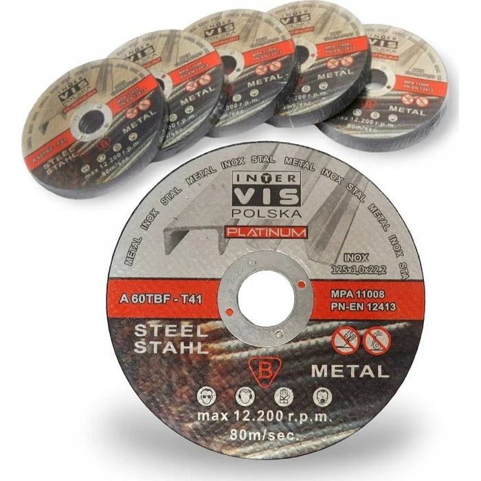 Silver Star Δίσκος Κοπής Μετάλλου 125mm 100τμχ (Model 10186)